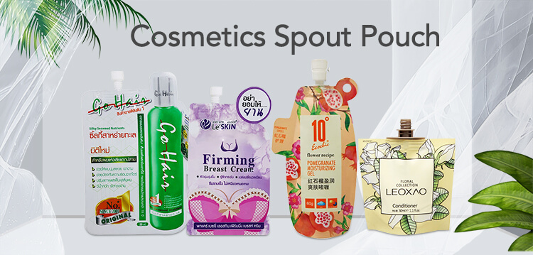 cosmetic packaging banner