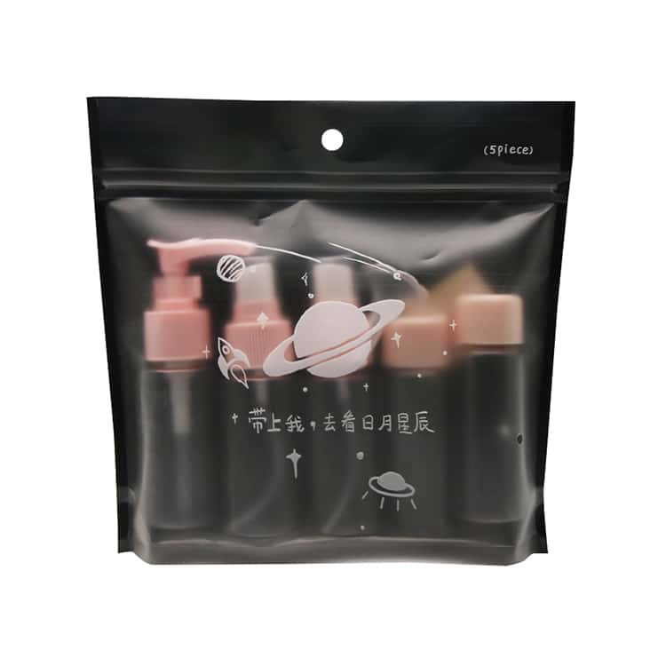 cosmetics bottle set bag