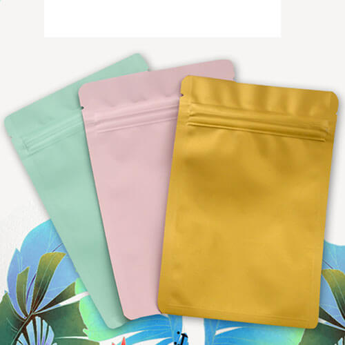 Three side seal zipper bag